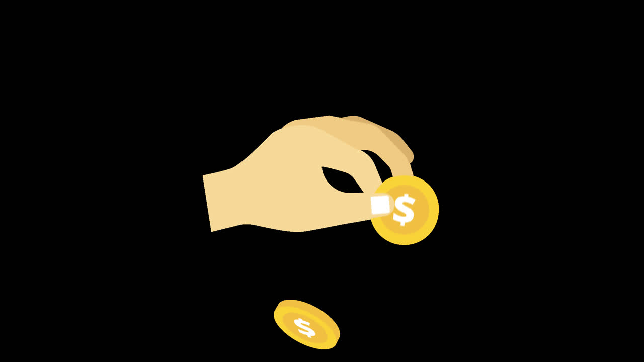 mano sosteniendo monedas