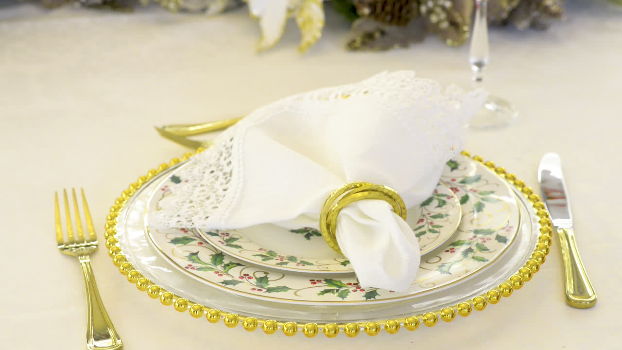 mesa decorada para navidad. avión panorámico