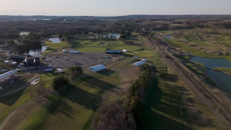 tpc toronto at osprey valley - a premier golf destination in alton, caledon, ontario, and proud host of the canadian open - drone flying forward