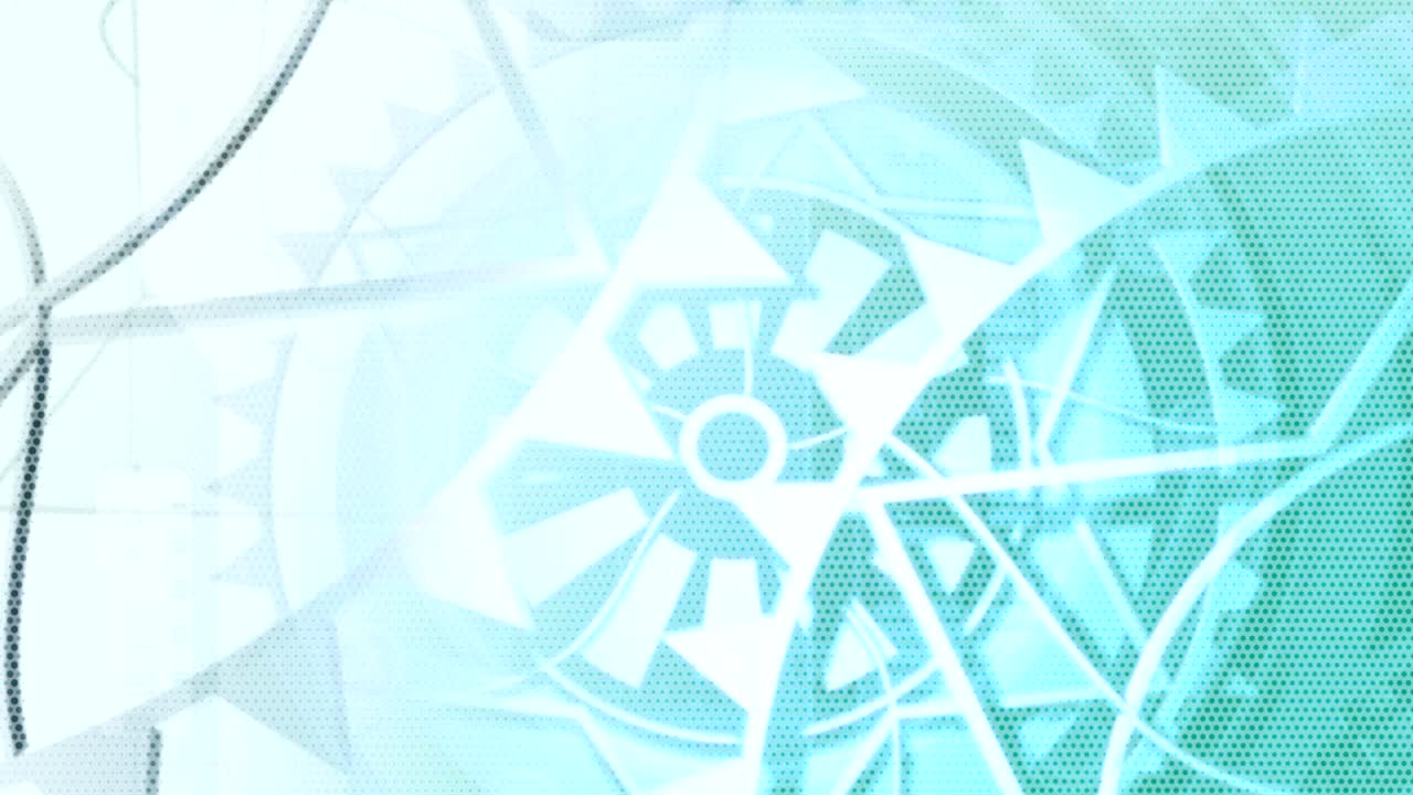 미래의 제조 기계에서 자동 산업 기계적 움직임을 보여주는 애니메이션 움직임 배경