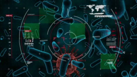 Animation-Des-Roten-Corona-Virus-Mit-Datenverarbeitung