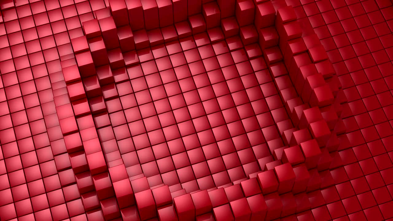 las cajas forman una onda