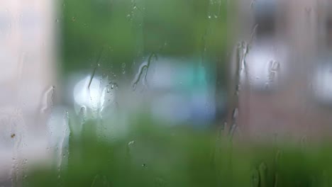 window rain background defocused