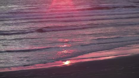 Tilt-up-to-a-beautiful-sunset-over-the-Pacific-on-the-Olympic-Peninsula