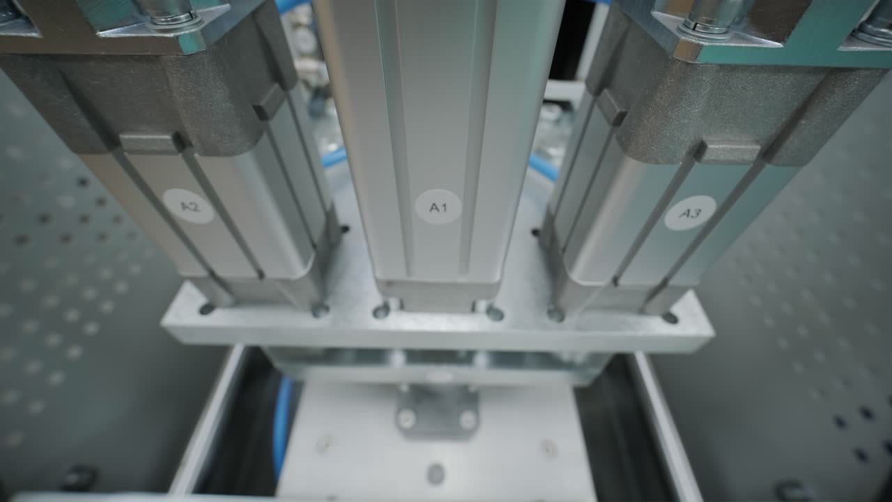 línea de fabricación de botellas de plástico, proceso de soplado en caliente de plástico de botellas transporte de materias primas por transportador automático en la fábrica industrial