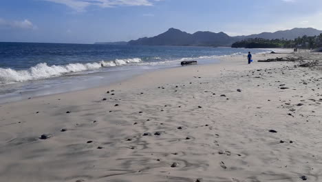 In-the-beach-every-footstep-count-in-the-blue-sky