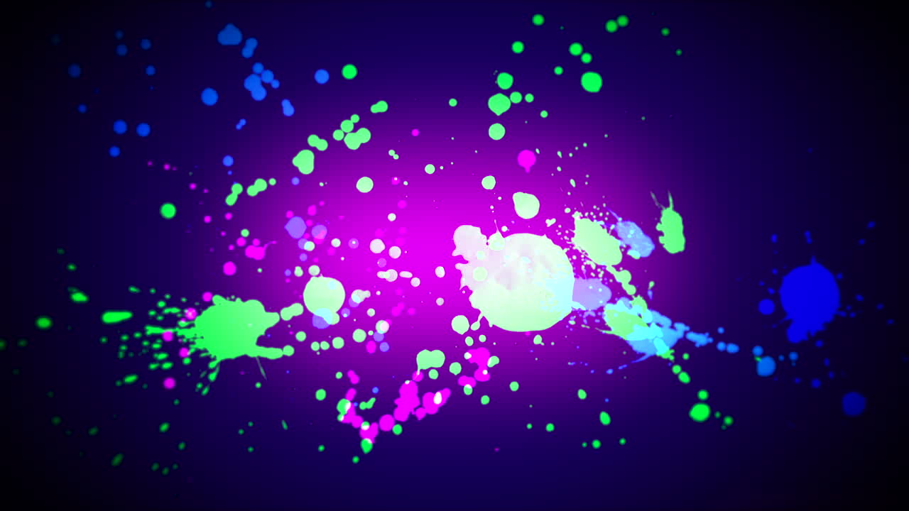 그라디엔트 에 있는 무지개 수채화 페인트