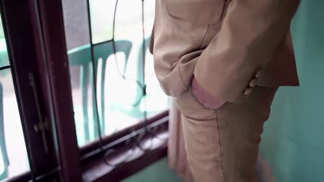 body detail of a business man man's hands