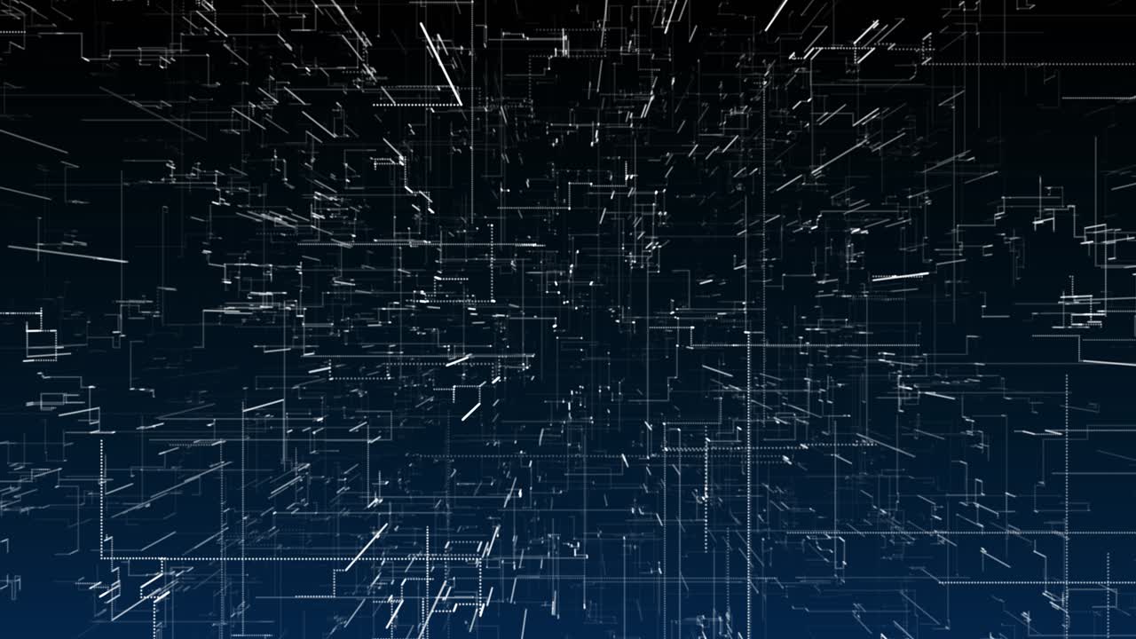 Abstract network connections concept plexus connected lines nodes particles cyberspace digital data