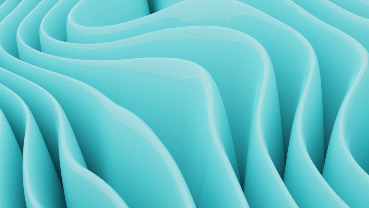 Abstract blue and cyan wave background