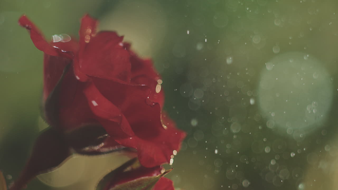 정원에서 은 장미