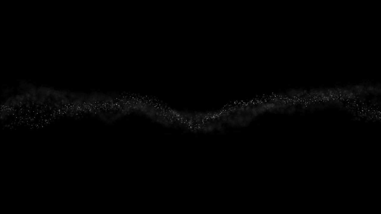 먼지 입자가 반이는 순수한 루프 4k