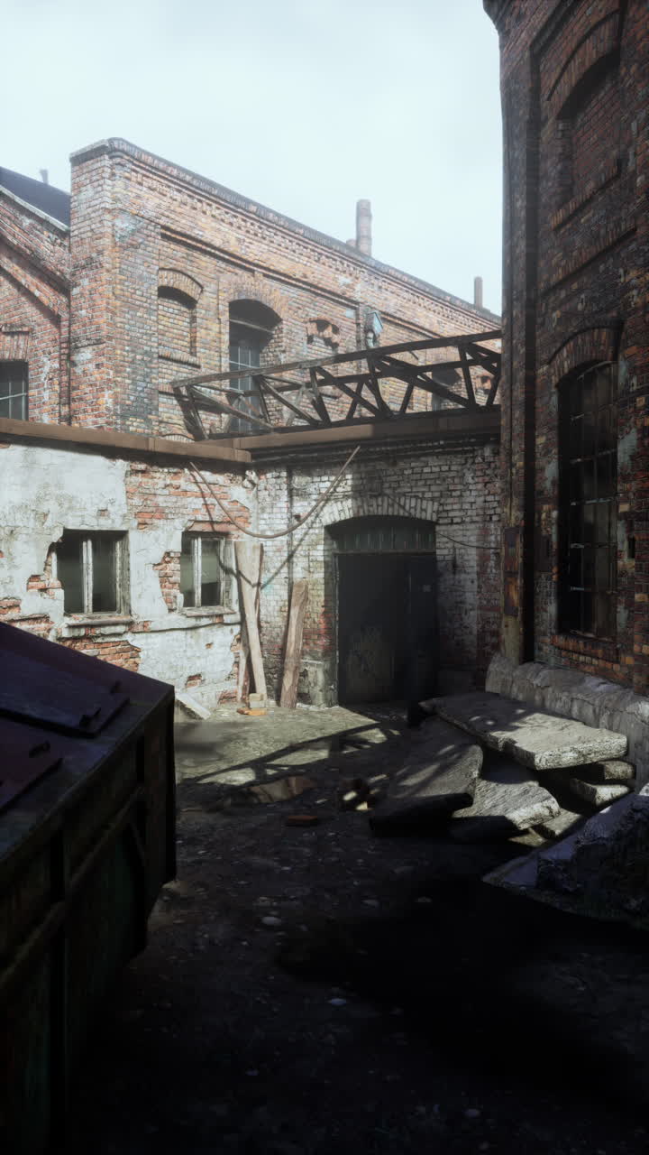 fábrica de ladrillos abandonada