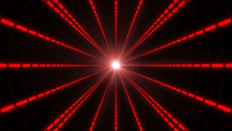 tecnología abstracta en bucle rojo sin fin