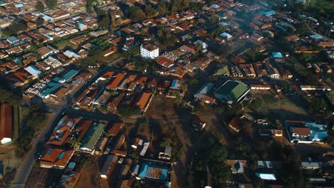 Vista-Aérea-De-La-Ciudad-De-Morogoro-En-Tanzania