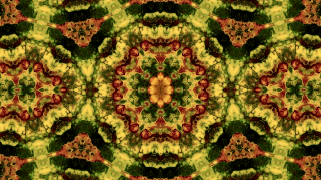 movimiento de fondo de kaleidoscopio abstractamente colorido