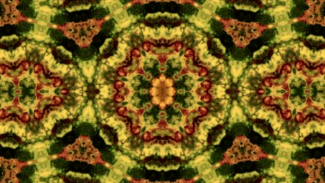 movimiento de fondo de kaleidoscopio abstractamente colorido