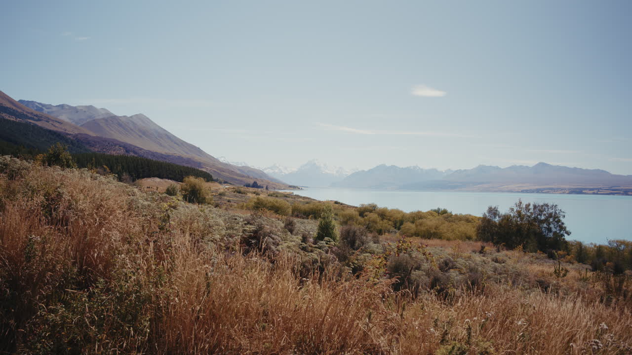 Majestic New Zealand Landscape with Mountains and Lake