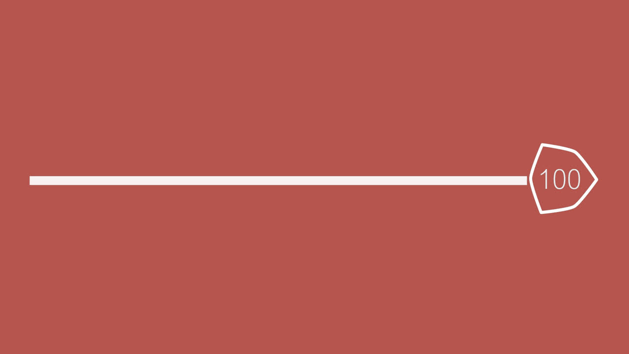 핑크색 배경에 선을 만드는 추상적인 패턴으로 변하는 숫자의 애니메이션