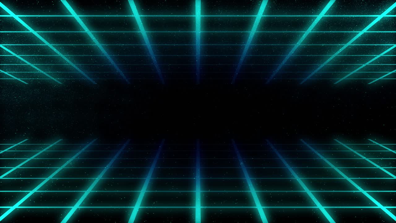 Blue grid animation can be used as background | Premium Stock Video Footage