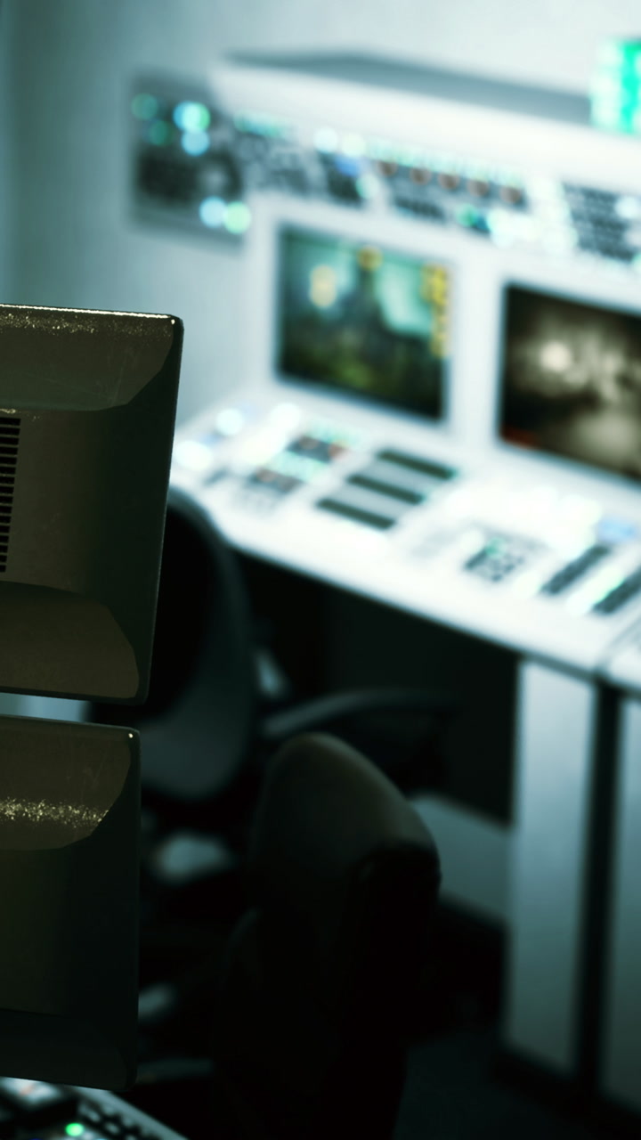 Tech filled control room brims with anticipation for action