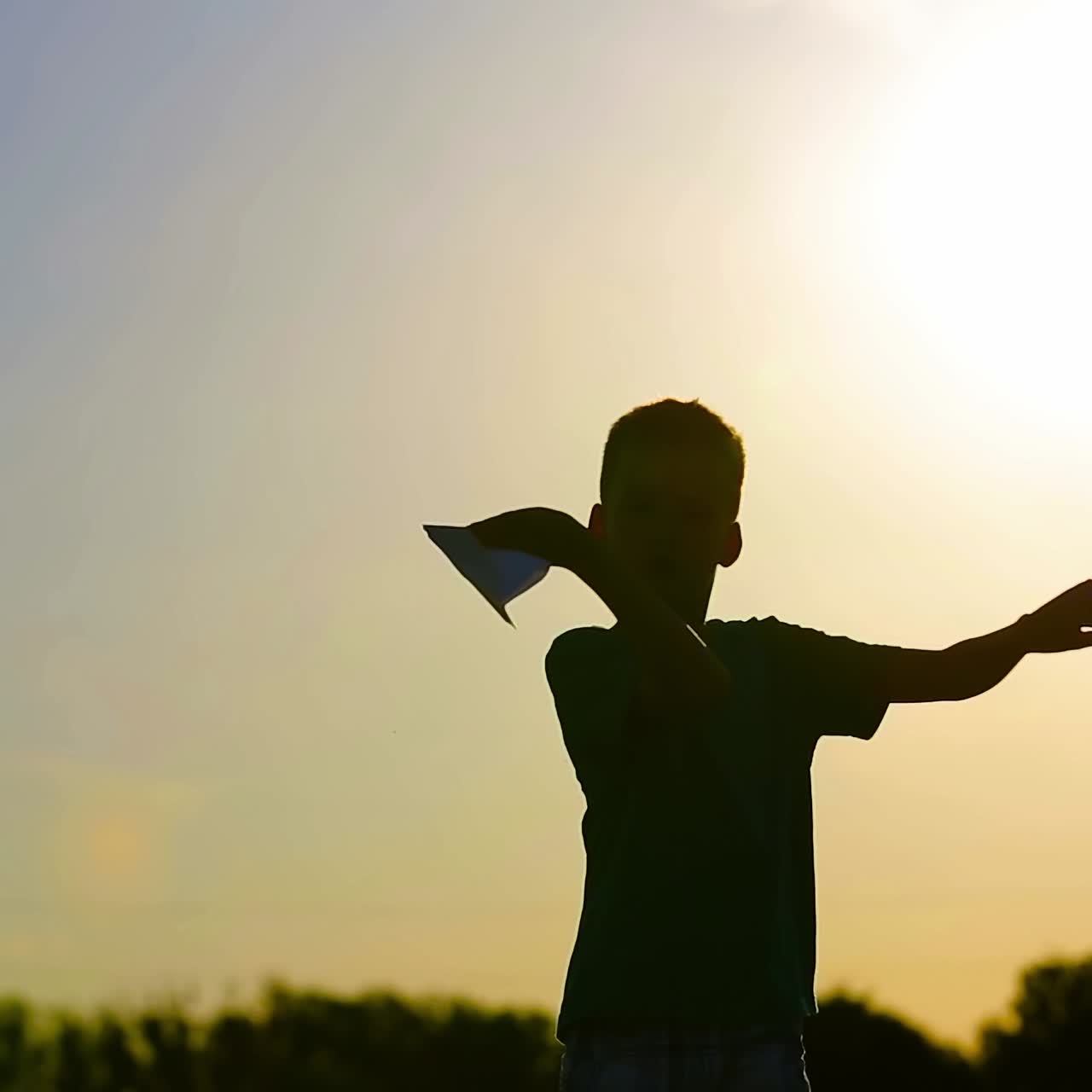 Kid Hand Taking Plane
