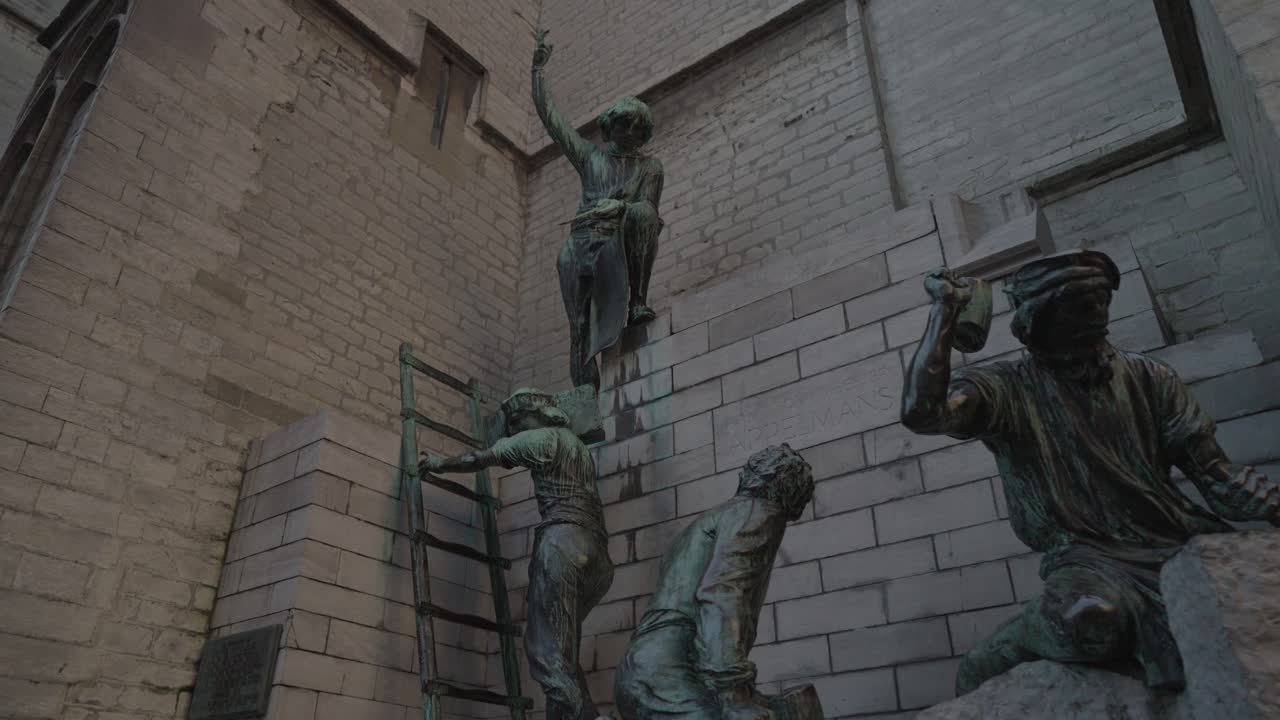 Statues in Antwerp, Belgium