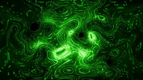 giros abstractos y prominencias de partículas brillantes. patrones dinámicos de manchas de luz