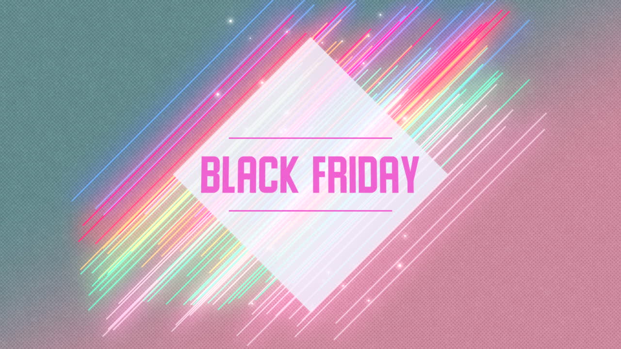 네온 라인: 뒷 금요일 기하학 춤