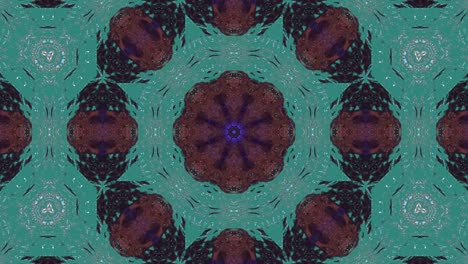 3d en bucle abstracto ornamentado fondo decorativo. hipnótico caleidoscopio de moda.