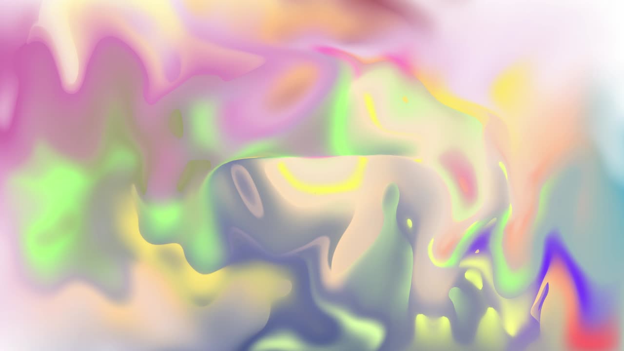 추상적인 액체 부드러운 물결 모양의 대리석 텍스처 배경 애니메이션