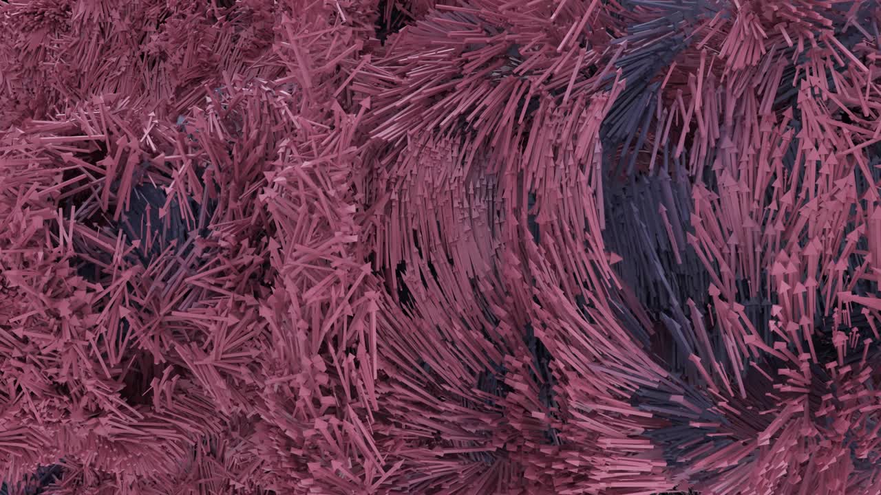 las flechas abstractas explotan a través del cuadro.