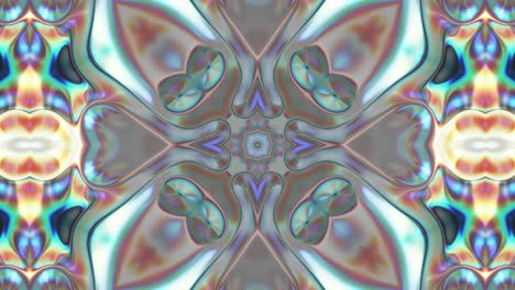 Patrones-De-Caleidoscopio-Multicolor---Animación-De-Bucle-Abstracto