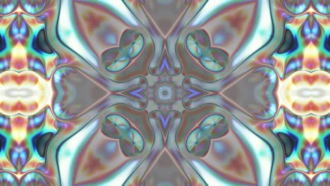 patrones de caleidoscopio multicolores - animación en bucle abstracta