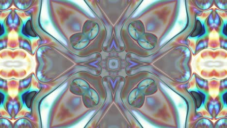 multicolored kaleidoscope patterns - abstract looping animation