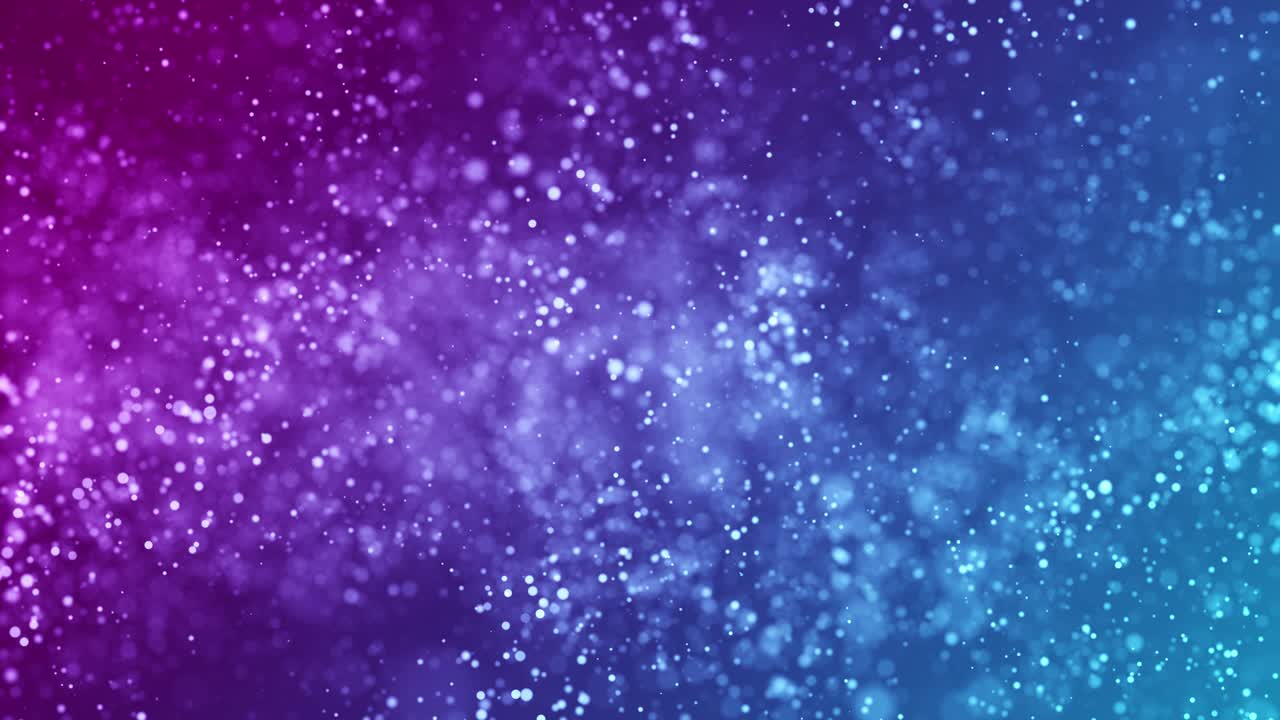 Smuk lyserød og blå baggrundsanimation af digitalt genereret bokeh, der bevæger sig i slow motion. Den kan bruges perfekt til en lang række emner