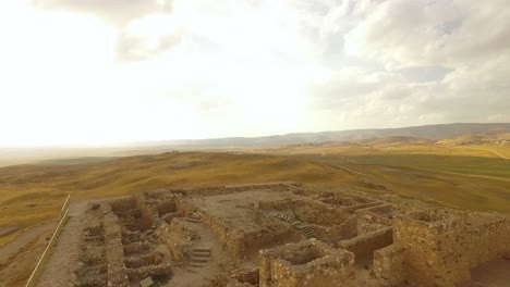 vista de las ruinas prehistóricas desde arriba.