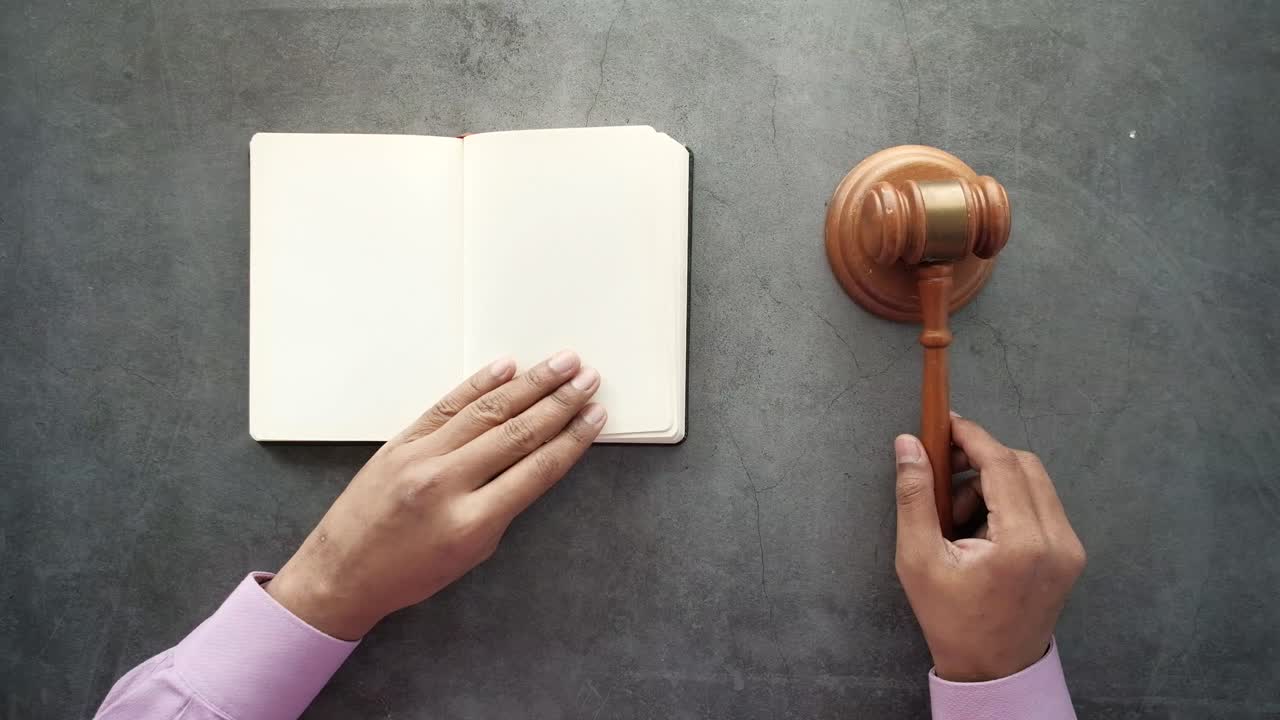 Legal Proceedings - Open Book and Gavel