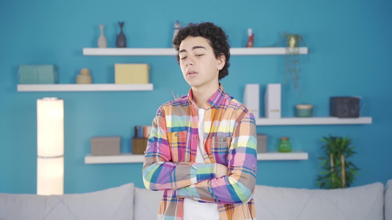 자만심이 강한 십대 남성