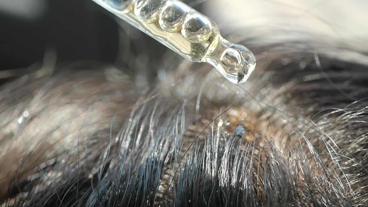 Hair oil application