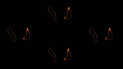 gráficos de movimiento de animación de bucle de propagación de círculo distorsionado