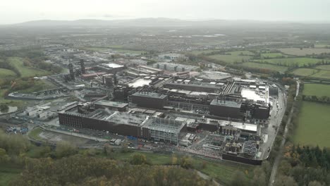 intel computer chip manufacturing plant at collinstown industrial park, leixlip, kildare, ireland