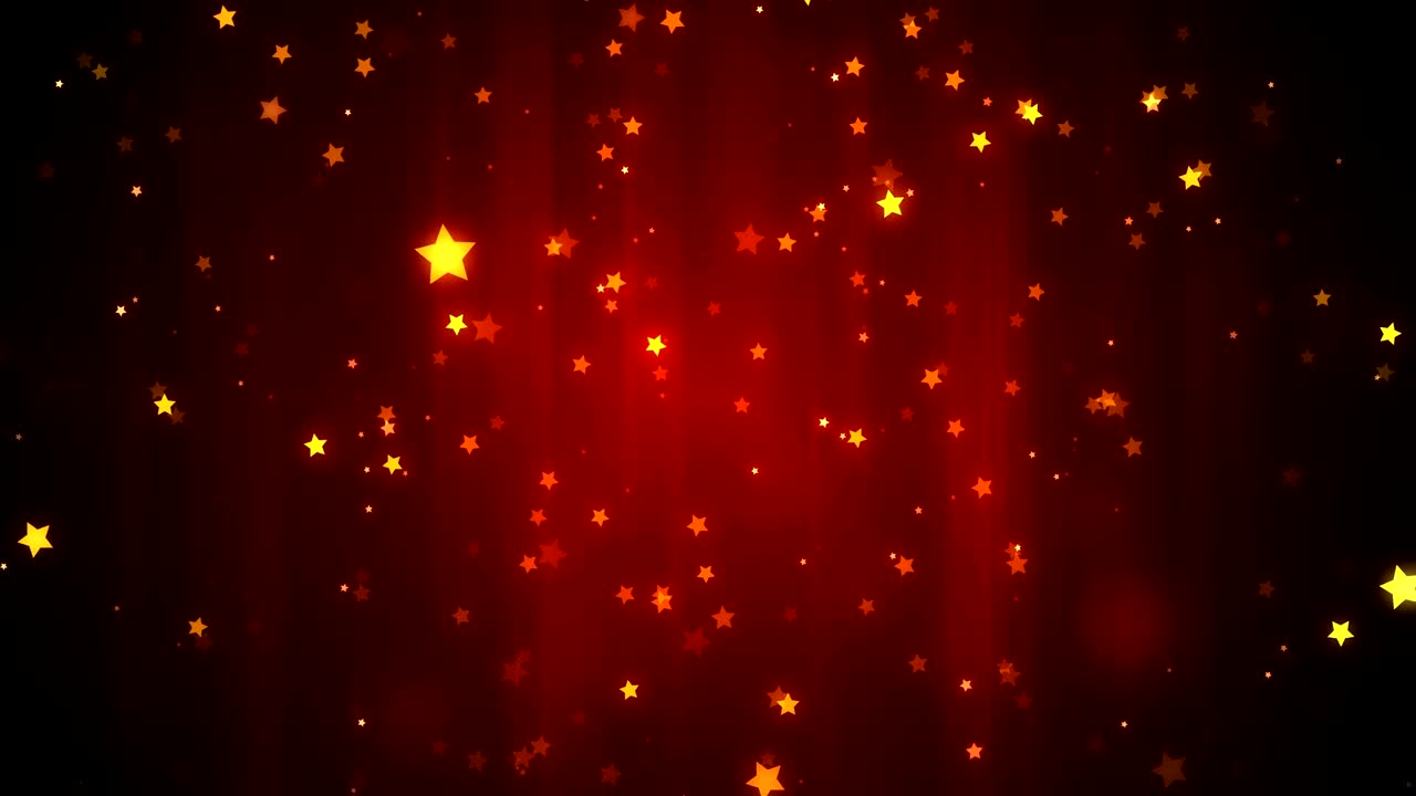 황금빛 반이는 별들