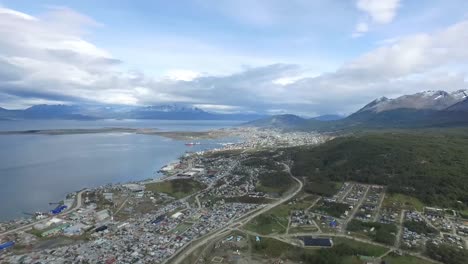 ushuaia aerial view