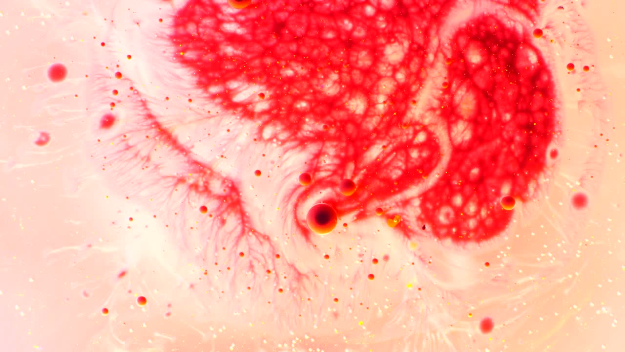 абстрактные цветные масляные пузырьки