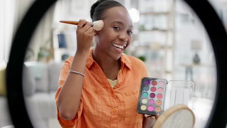 black woman, makeup influencer
