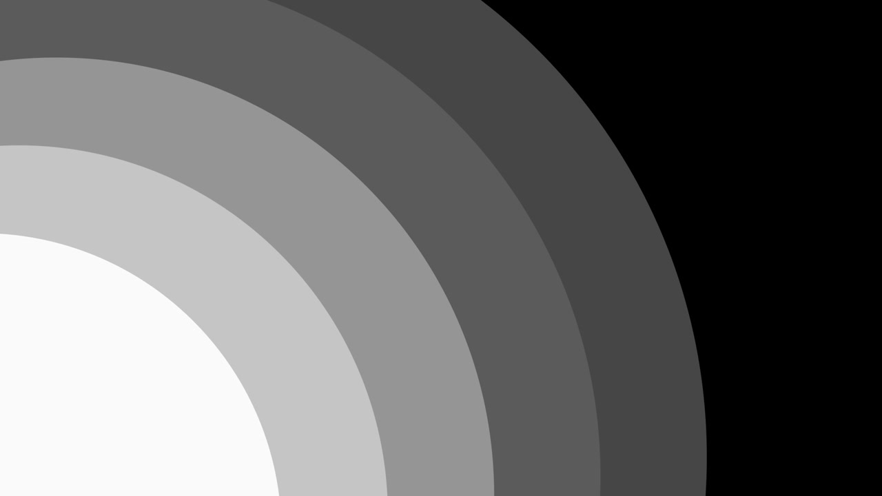 Abstract Animation of Expanding Concentric Circles in Grayscale