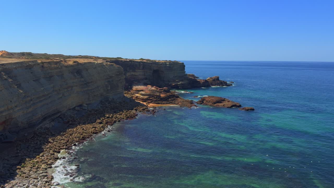 Epic Locations algarve Portugal fishermans walking trail sea cliffs and blue Atlantic Ocean