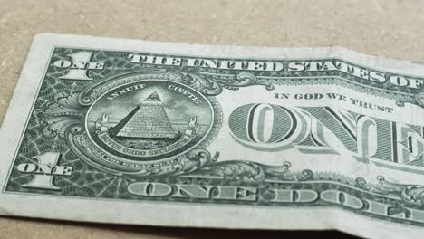 all seeing eye and pyramid back of one dollar bill of the united stated 4k