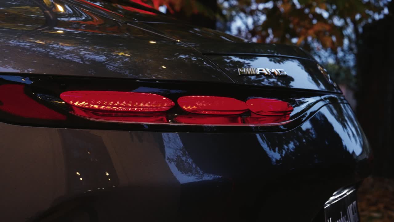Mercedes-AMG GT Rear Lights Close-Up